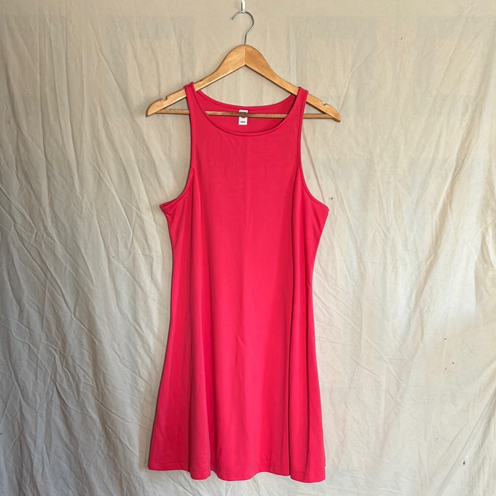 Old Navy Vibrant Pink Tank Dress